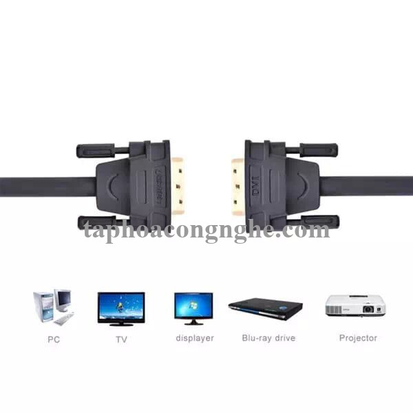 Ugreen 11603 15M màu Đen Cáp tín hiệu DVI 24 + 1 DV101 30011603